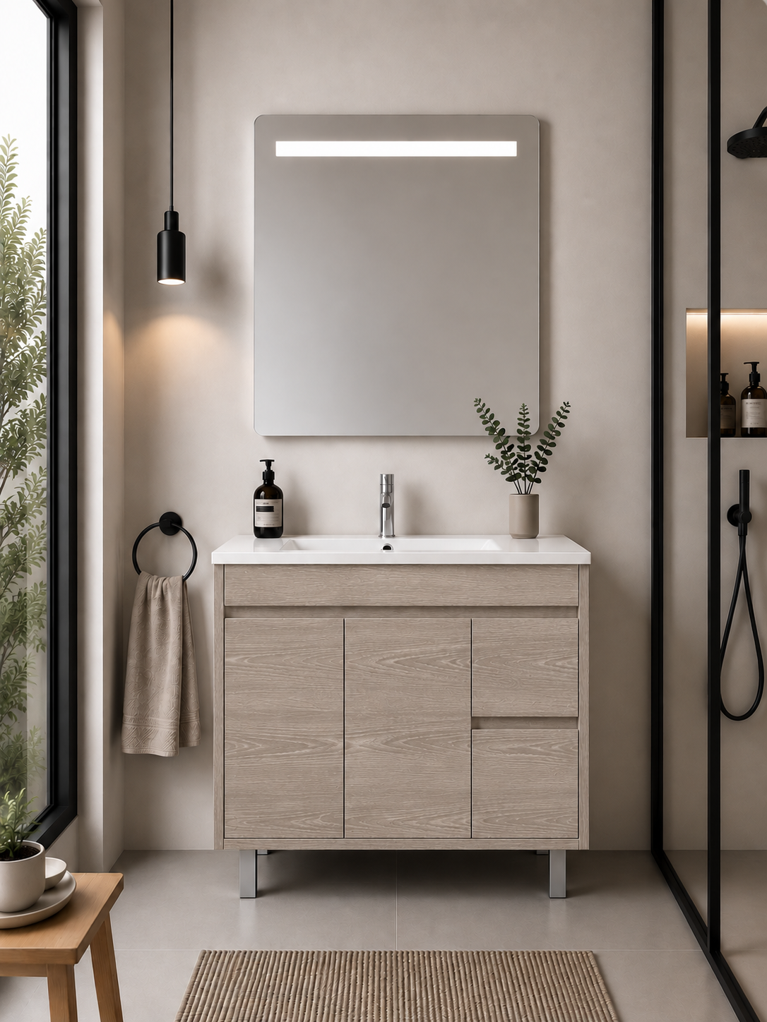 Mobilier de baie ISQUIA cu lavoar