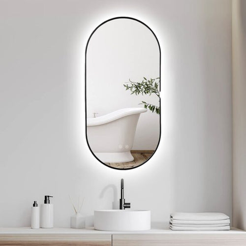Oglindă LED Selene Gold & Black